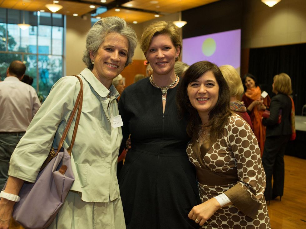 Private Reception Honoring James Turrell Lynn Herbert; Andre\u0301e Bober; Anastasia Colombo