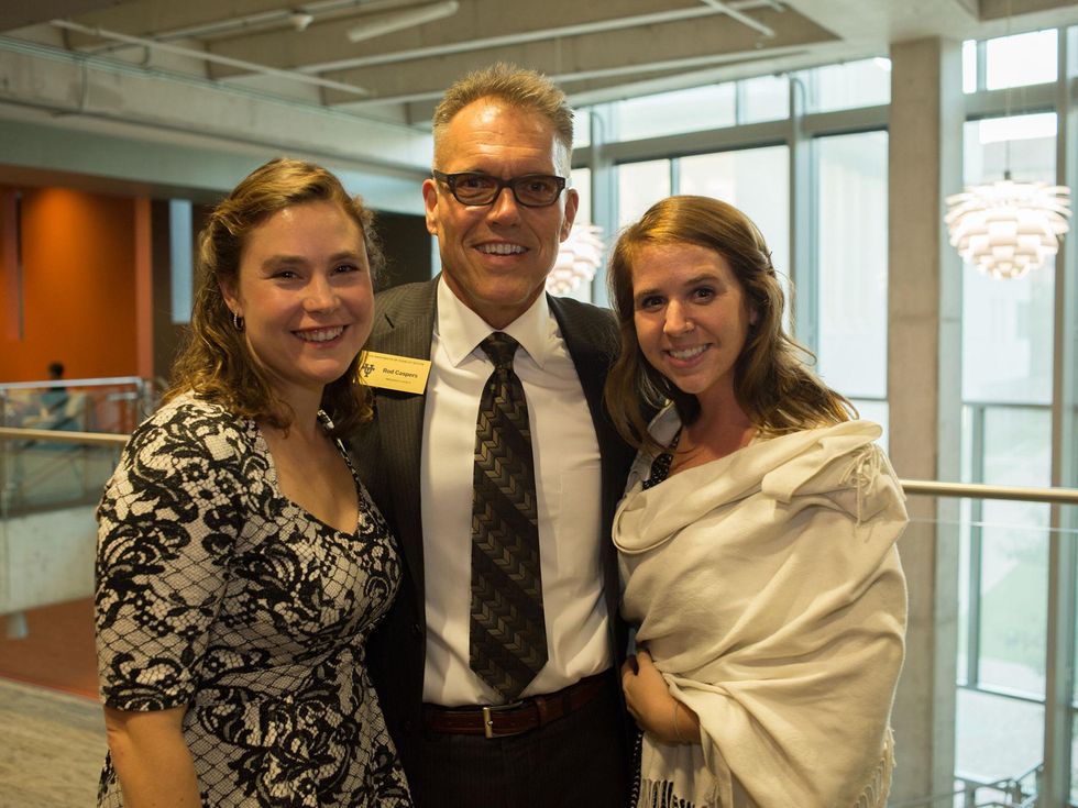 Private Reception Honoring James Turrell Nisa Mason; Rod Caspers; Margaret Burke