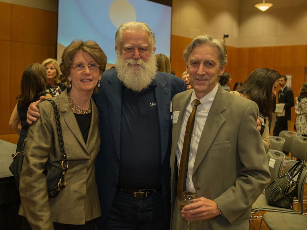 Private Reception Honoring James Turrell Patricia Clubb; James Turrell; Douglas Dempster