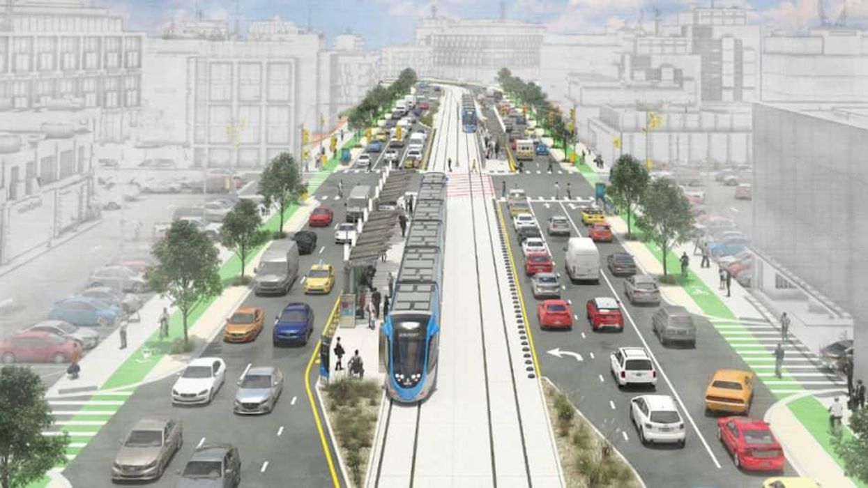 Project Connect split platform rail