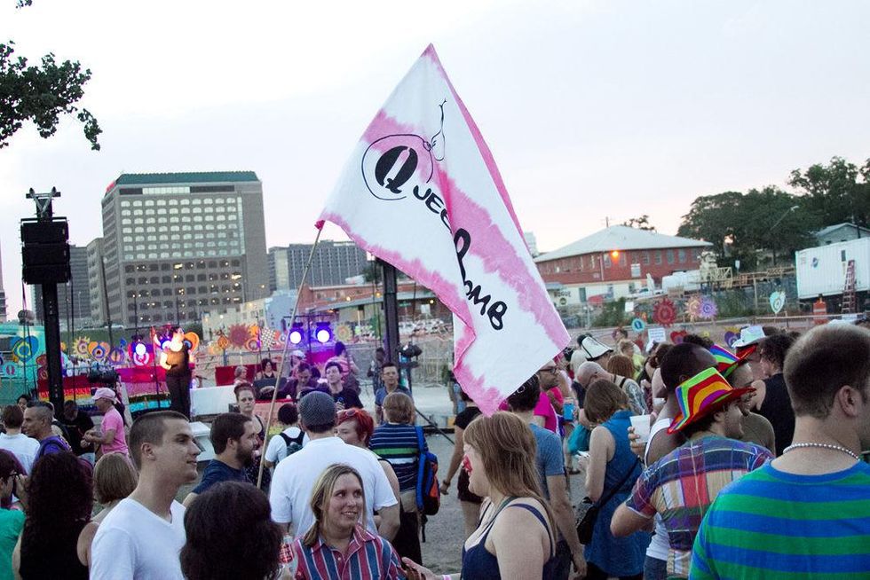 queer bomb rally