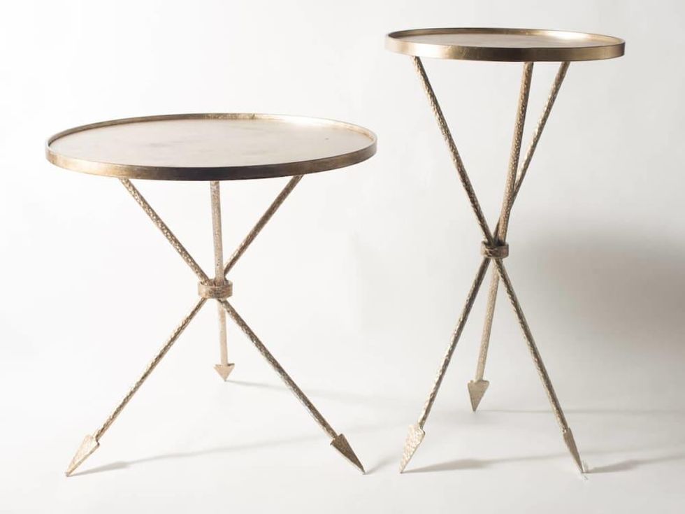 Rachel Horn interior designer Assisi tables