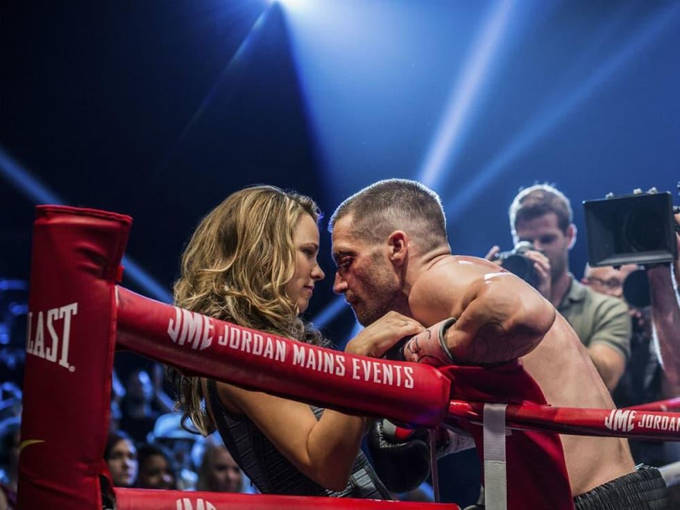 Rachel McAdams and Jake Gyllenhaal in Southpaw