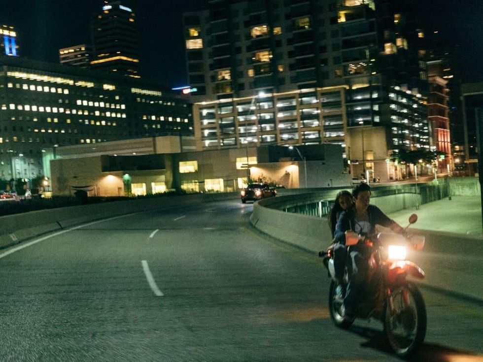 Raffey Cassidy and Barry Keoghan in The Killing of a Sacred Deer