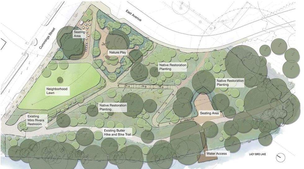 Rainey Trailhead site plan