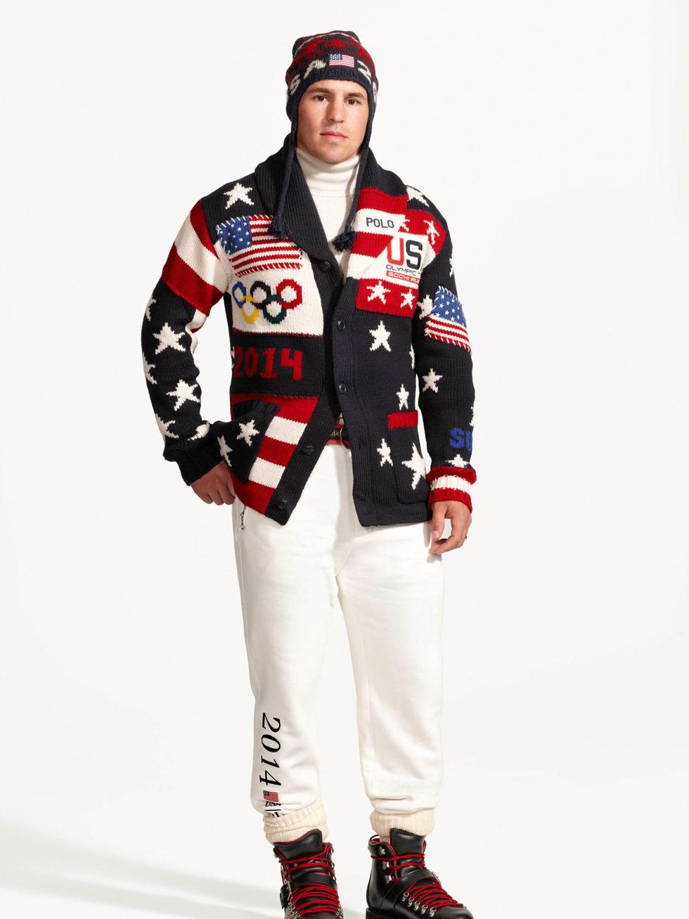 Ralph Lauren Olympic opening ceremonies uniforms January 2014 Zach Parise