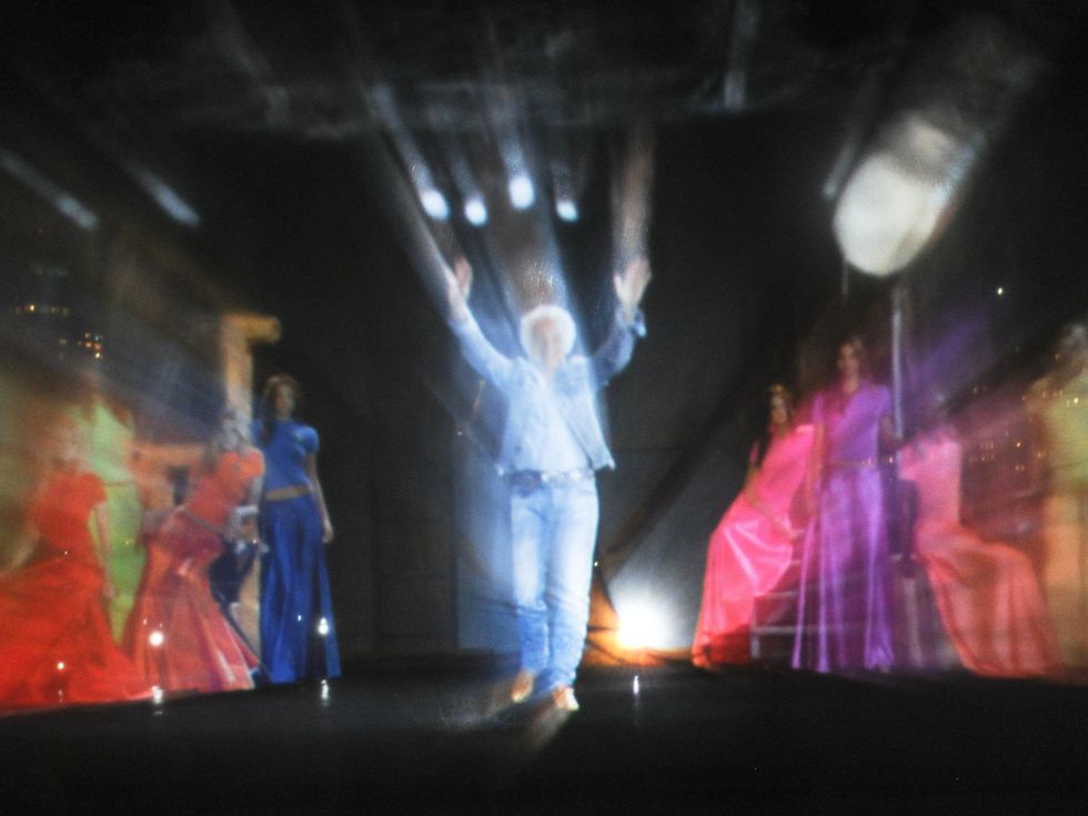 Ralph Lauren virtual bow at Polo event