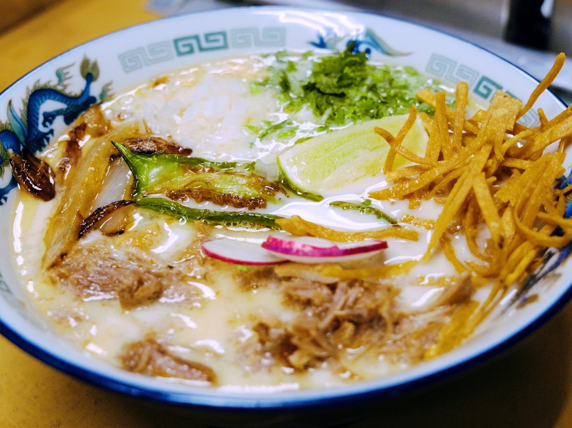 Ramen Del Barrio carnitas tonkotsu shot by Under Seasoned