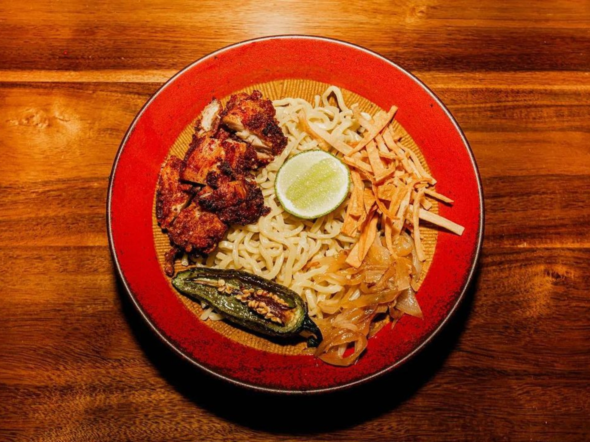 Ramen Del Barrio dish