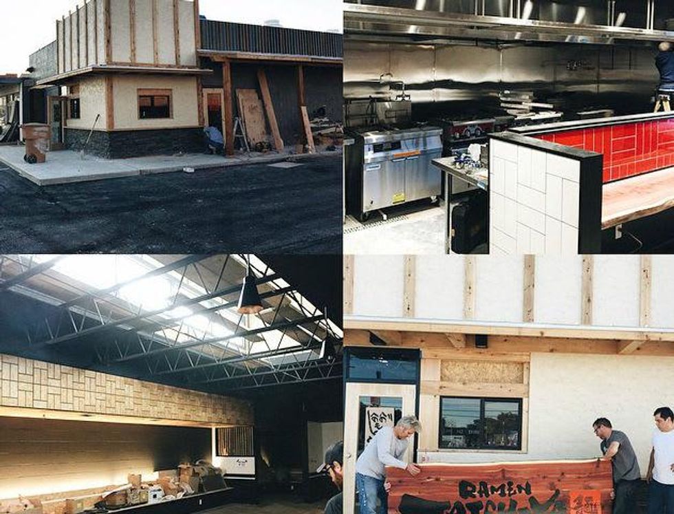 Ramen Tatsu-ya_Lamar location_construction_collage