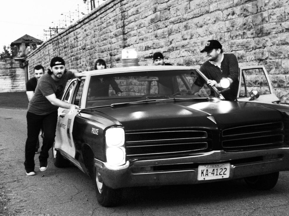 Randy Rogers Band police car