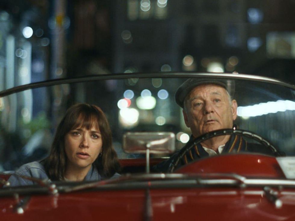 Rashida Jones and Bill Murray in On the Rocks