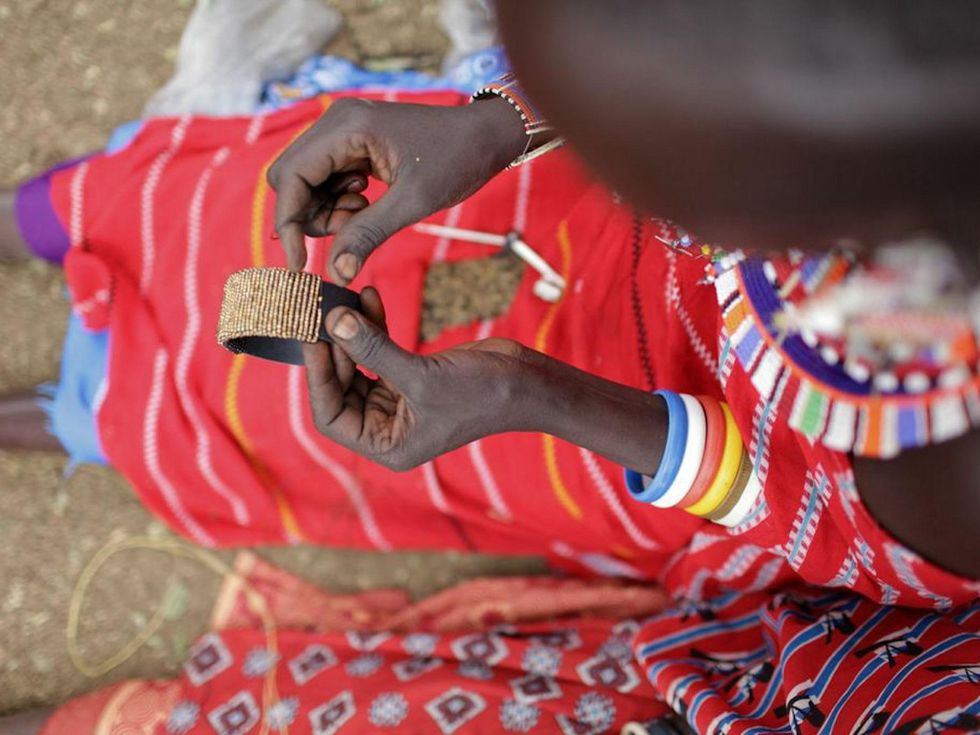 Raven + Lily bracelet detail work