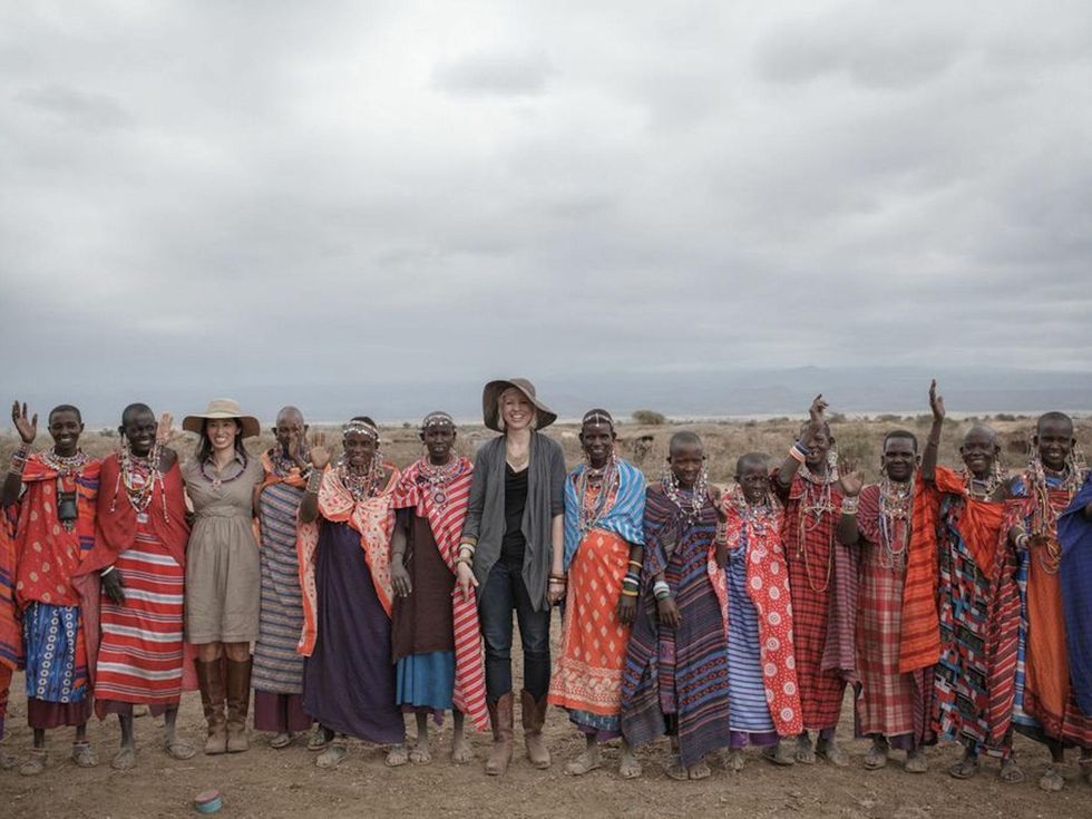 Raven + Lily Co founders Kirsten Dickerson and Sophia Hirokawa Lin in Africa