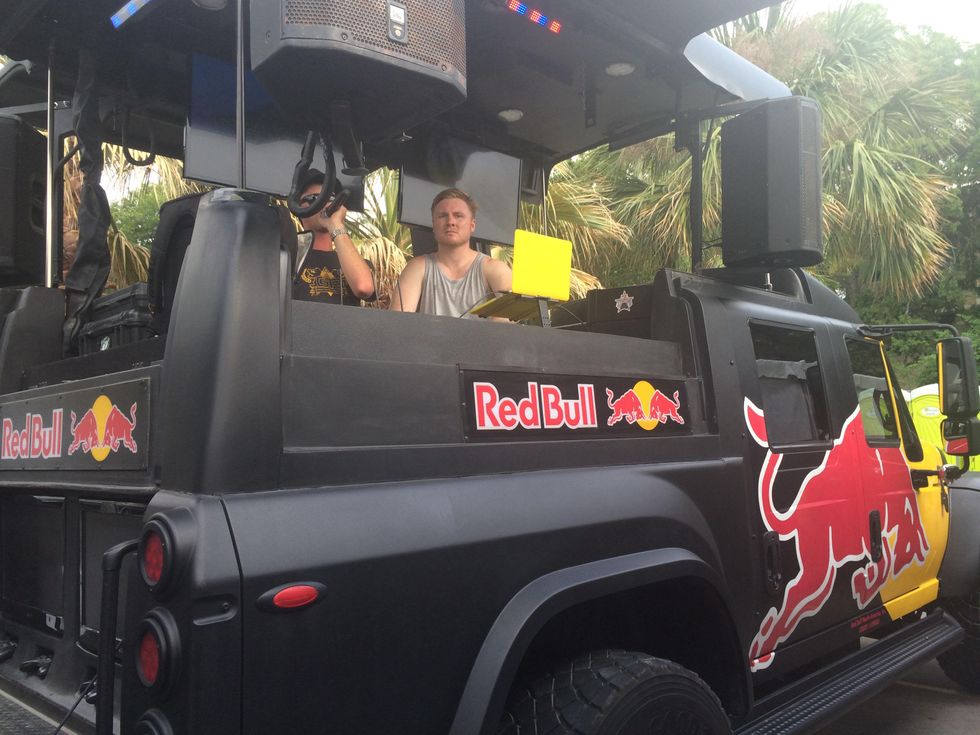 Red Bull DJ Kid Slyce tyler's dam that cancer