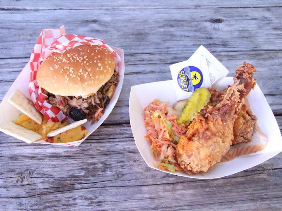 Red Star Southern fare Austin trailer food