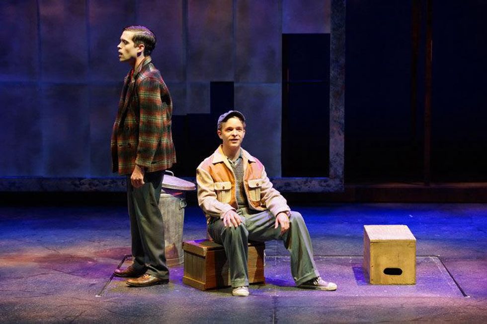 Rick and Danny in the World Premiere of Steven Dietz's MAD BEAT HIP & GONE