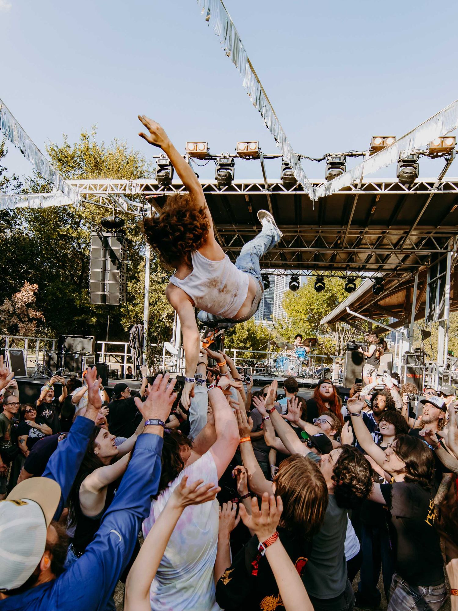 Rickshaw Billies Burger Patrol crowd Levitation 2025