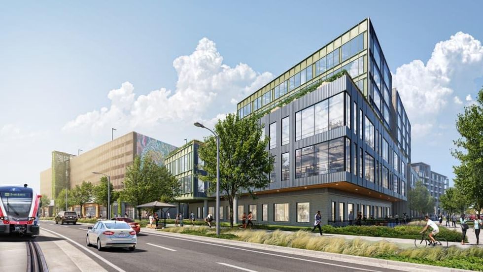 River Park mixed-use development on East Riverside