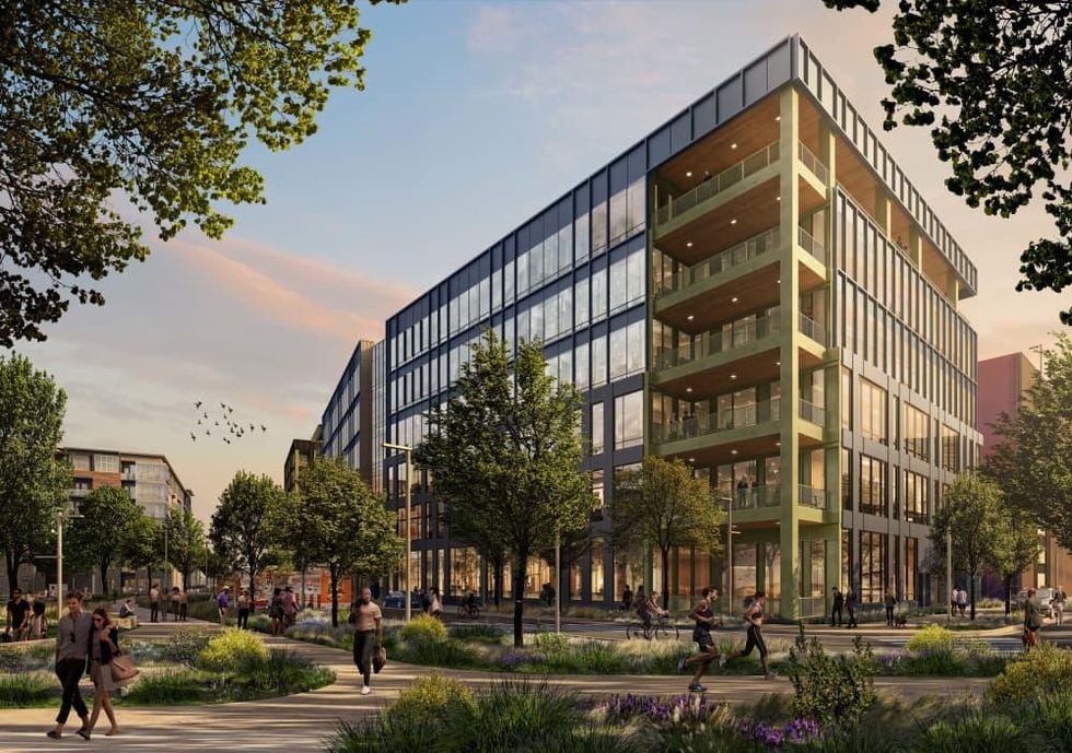 River Park mixed-use development on East Riverside