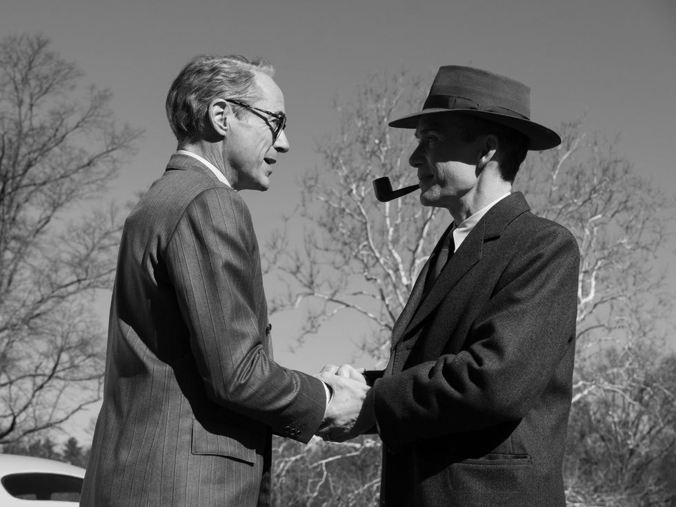 Robert Downey, Jr. and Cillian Murphy in Oppenheimer