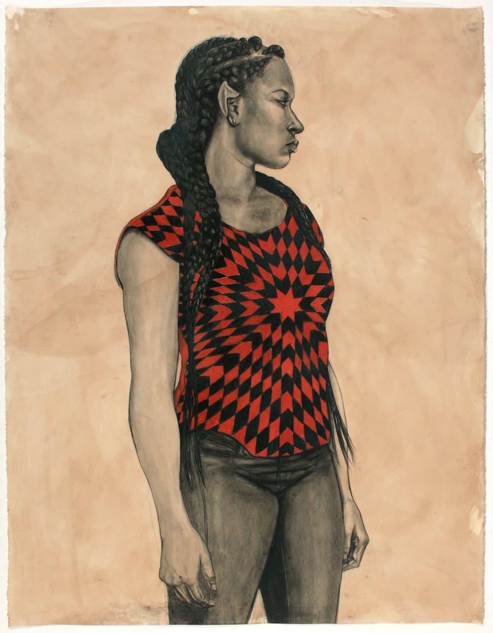 Robert Pruitt, "Untitled (Channeling Uhura),"