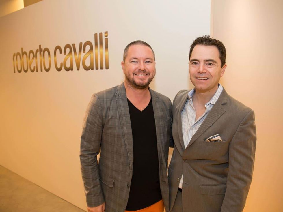 Roberto Cavalli fall fashion show DKR Fund benefit 2016 Matt Swinney Rob Giardinelli
