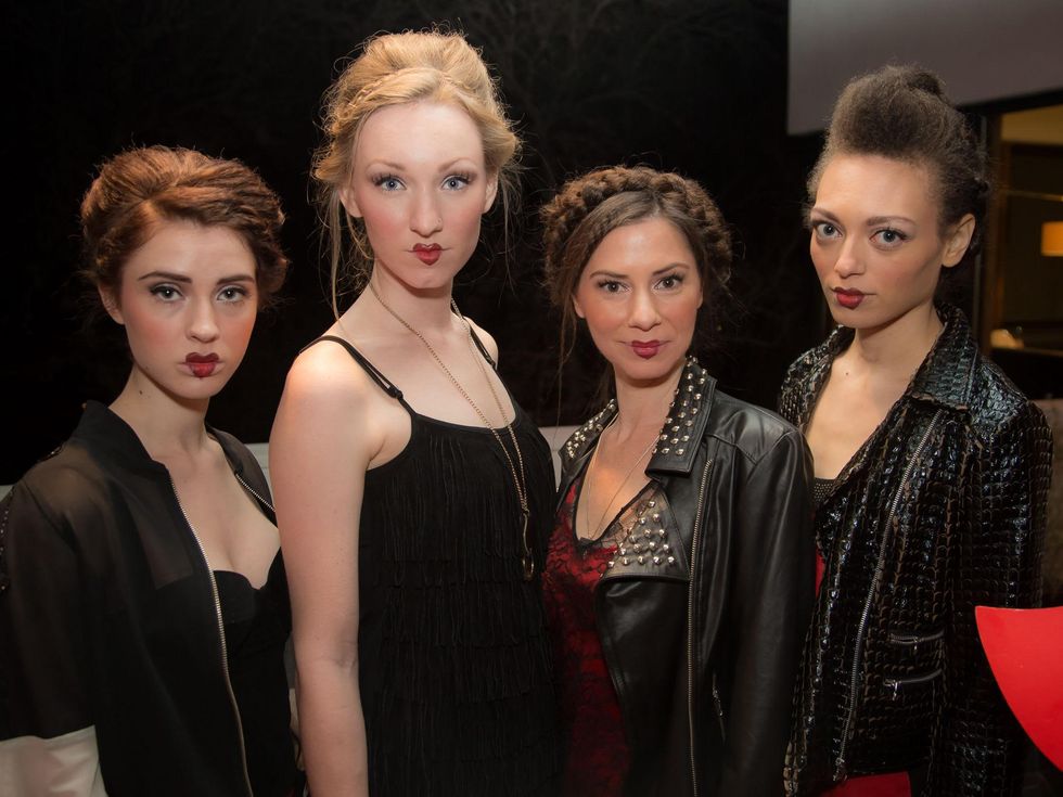 Rock Your Red Austin 2015 Models Anna Cash, Schuyler Dale, Misty Taylor, Nicole Michaud