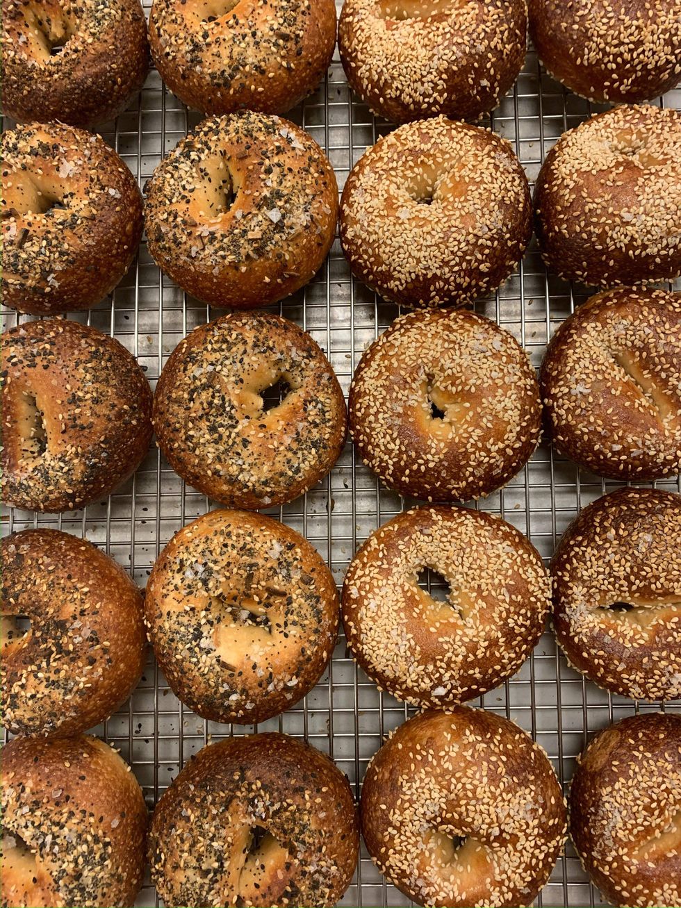 Rockman Coffee + Bakeshop bagels