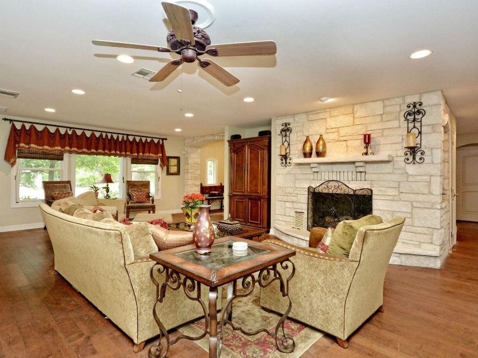 Rollingwood home_West Austin house_3206 Park Hills_Hatley Park Acres_78746_living room fireplace_2015