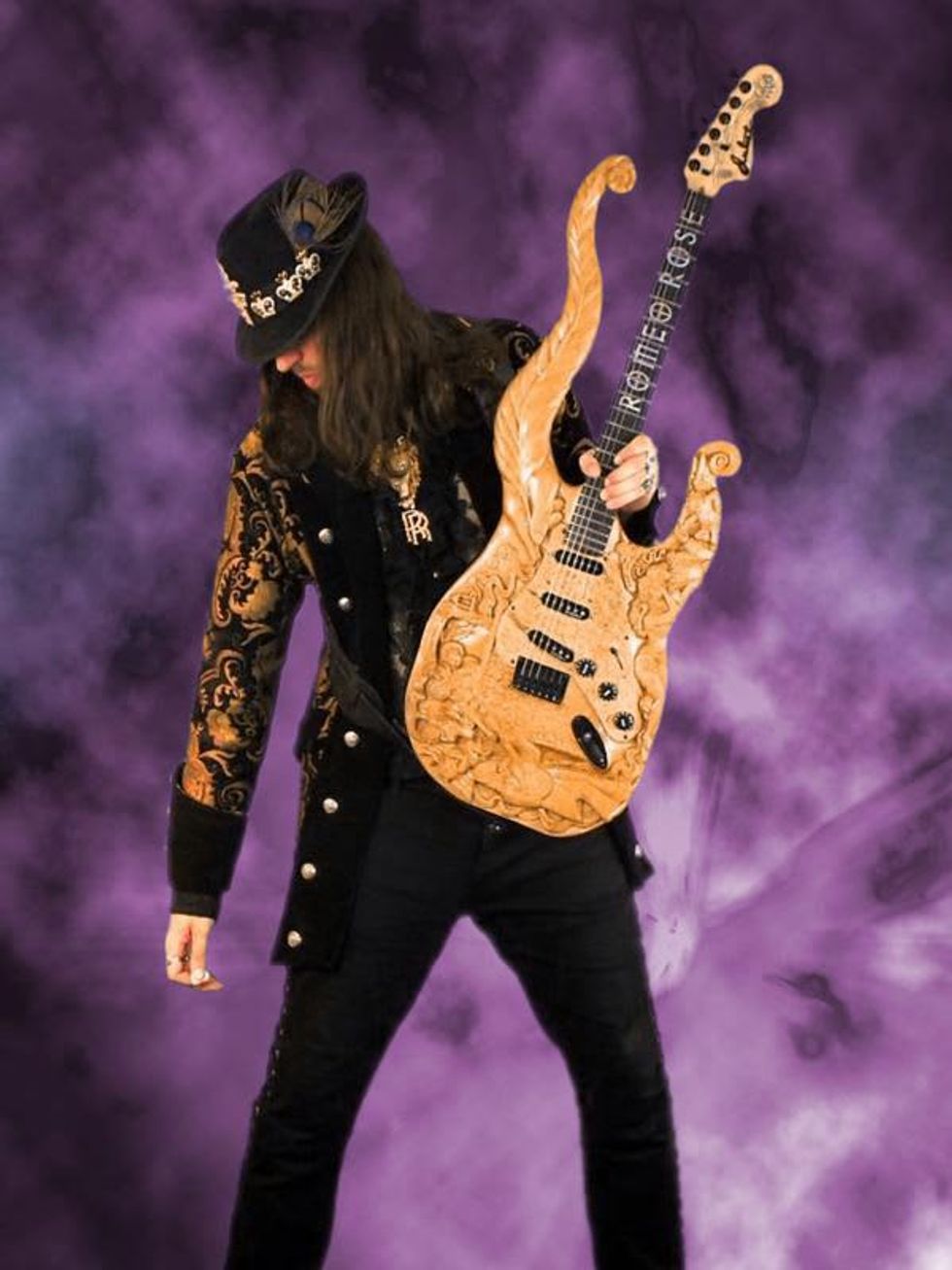 Romeo Ross in a sparkle jacket!