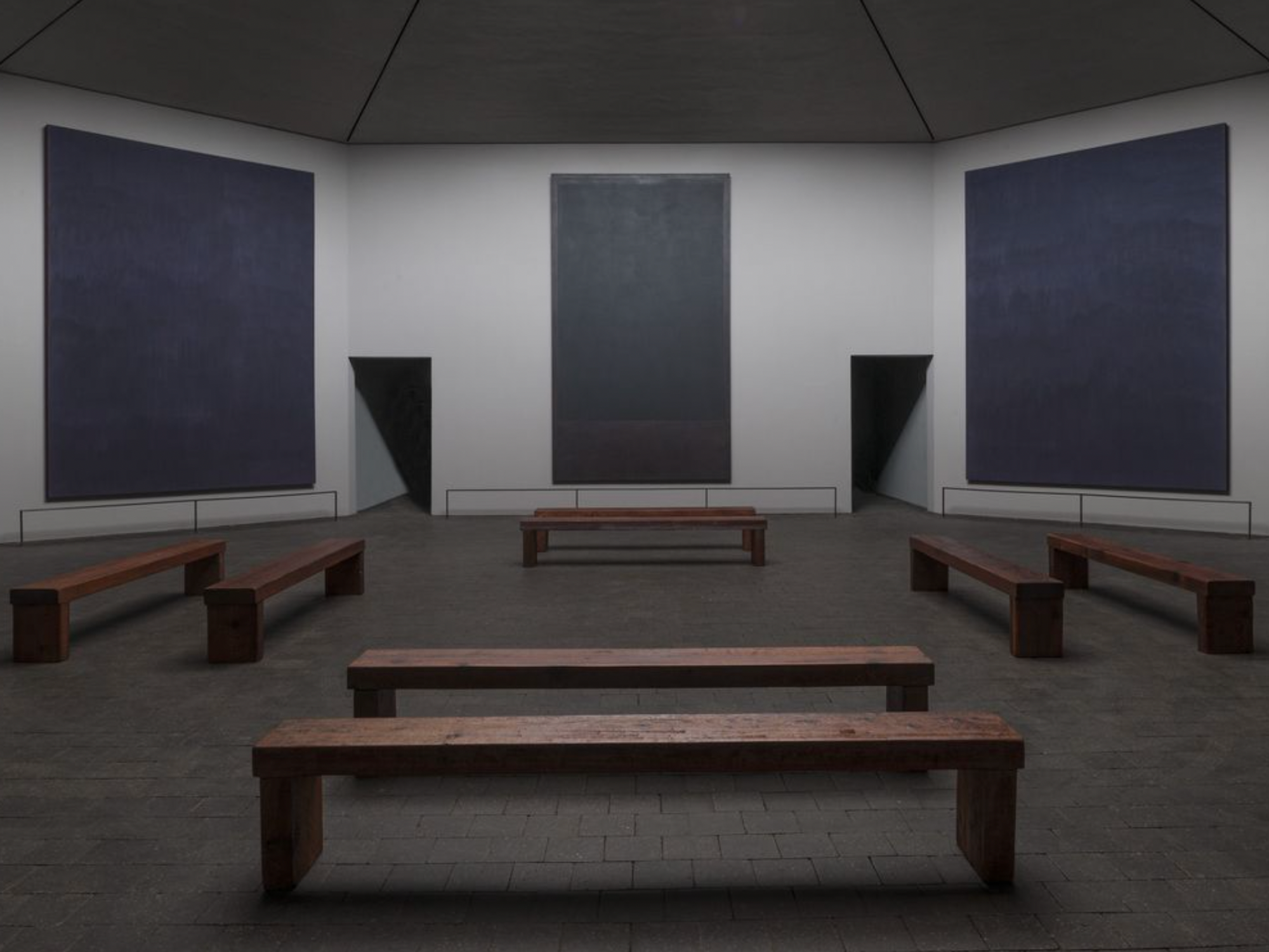 Rothko Chapel interior