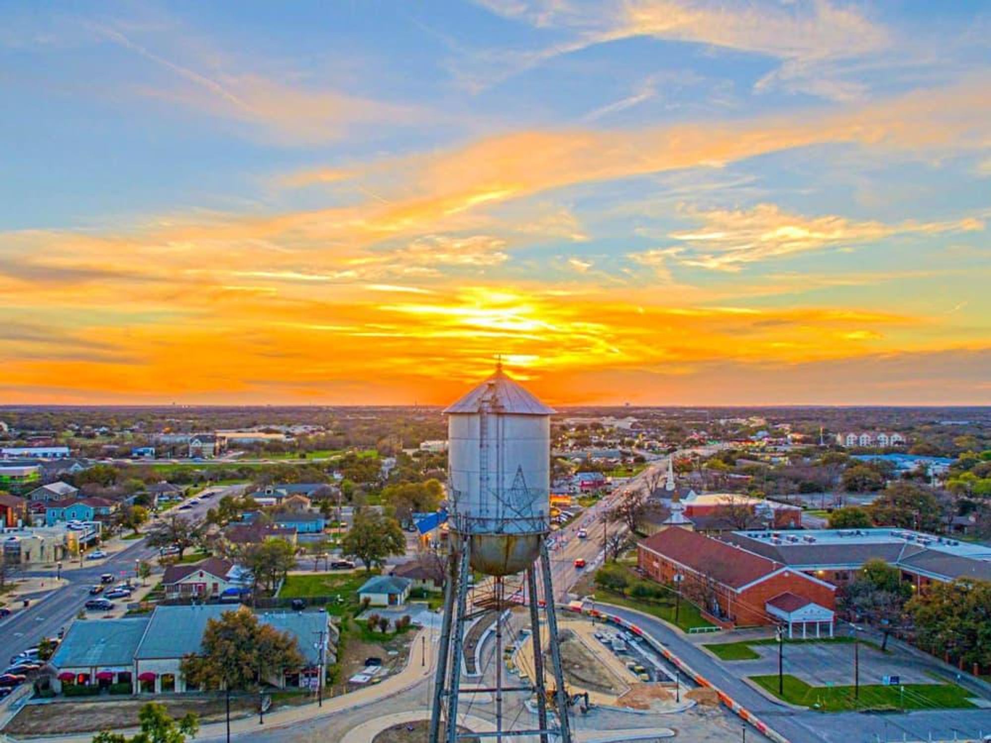 Round Rock at sunset