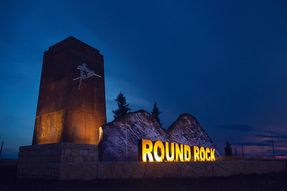 Round Rock sign