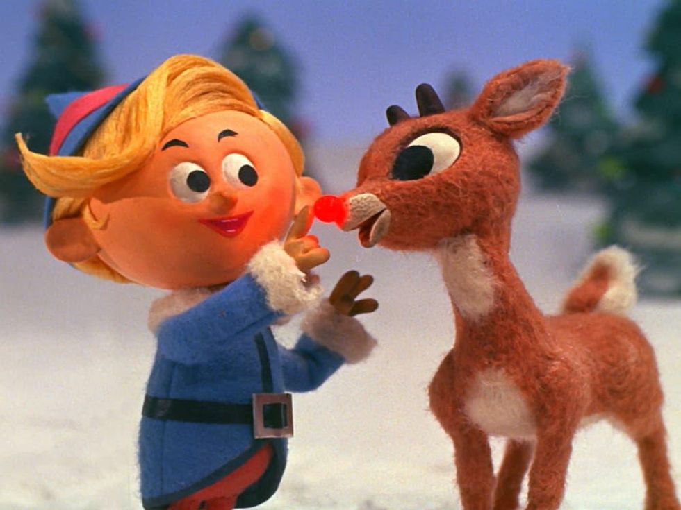 Rudolph the Red nosed Reindeer with Hermey the Elf