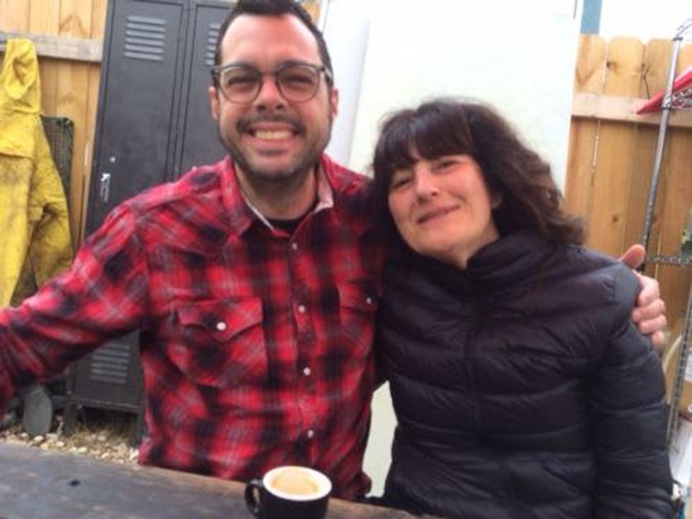 Ruth Reichl and Aaron Franklin