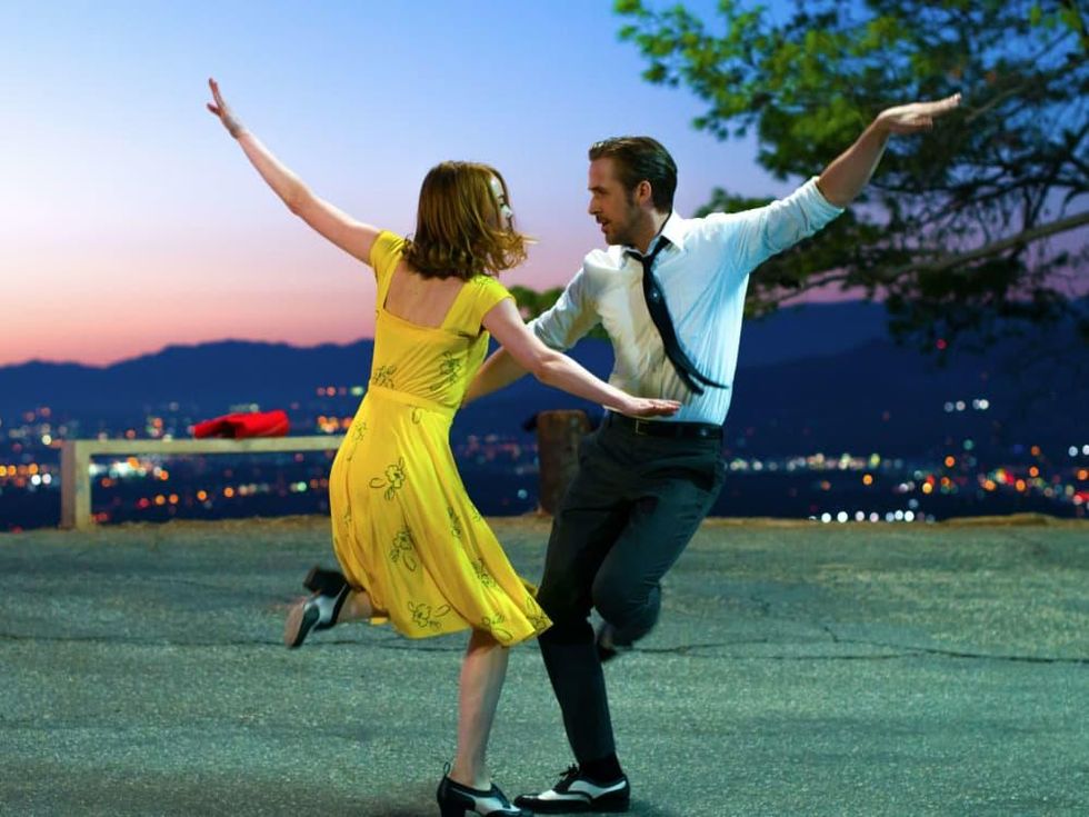 Ryan Gosling and Emma Stone in La La Land