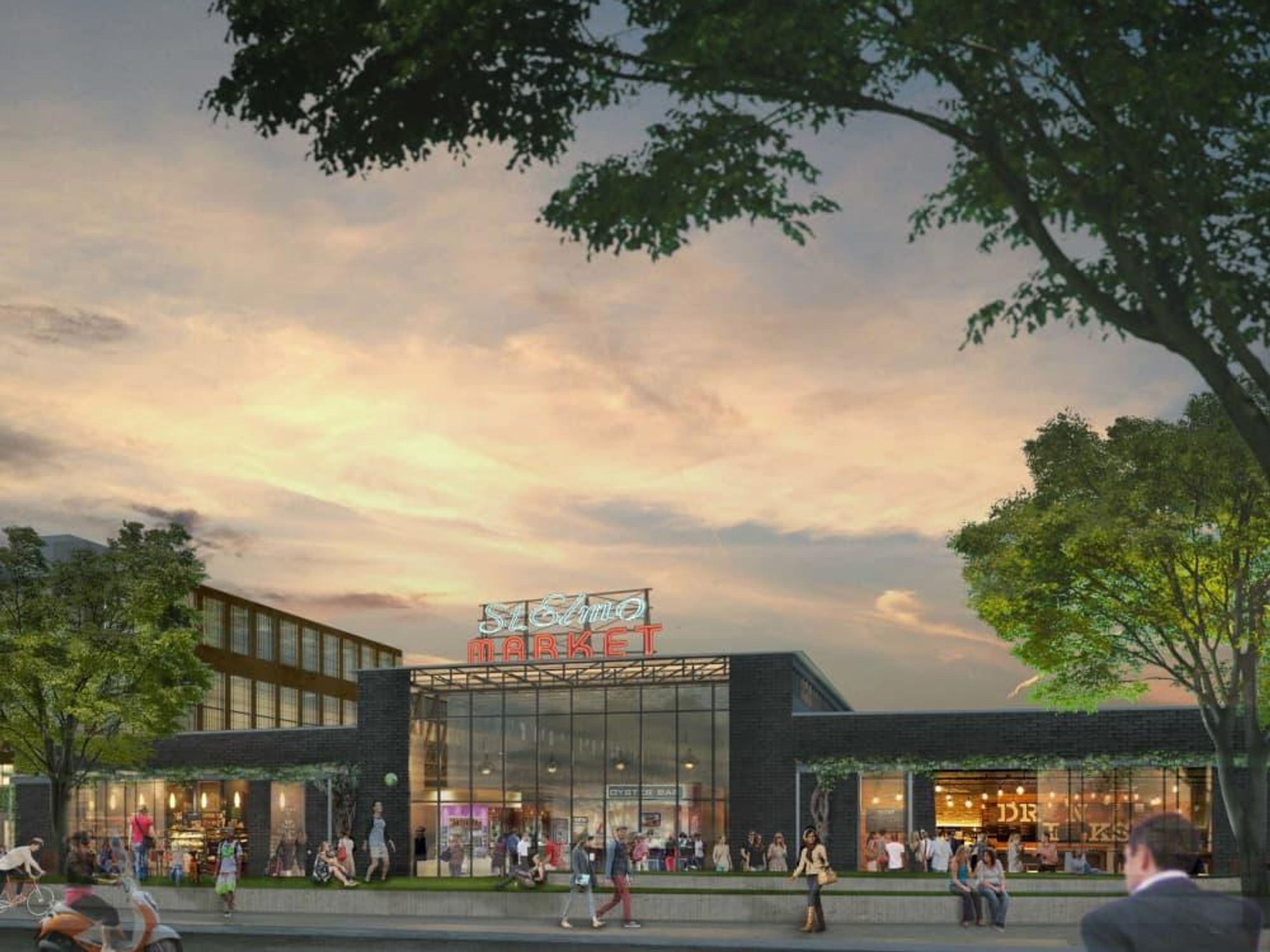 Saint Elmo Public Market rendering South Austin 2015