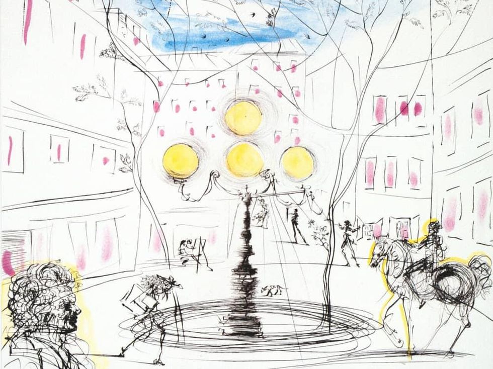 Salvador Dali Place Furstenberg