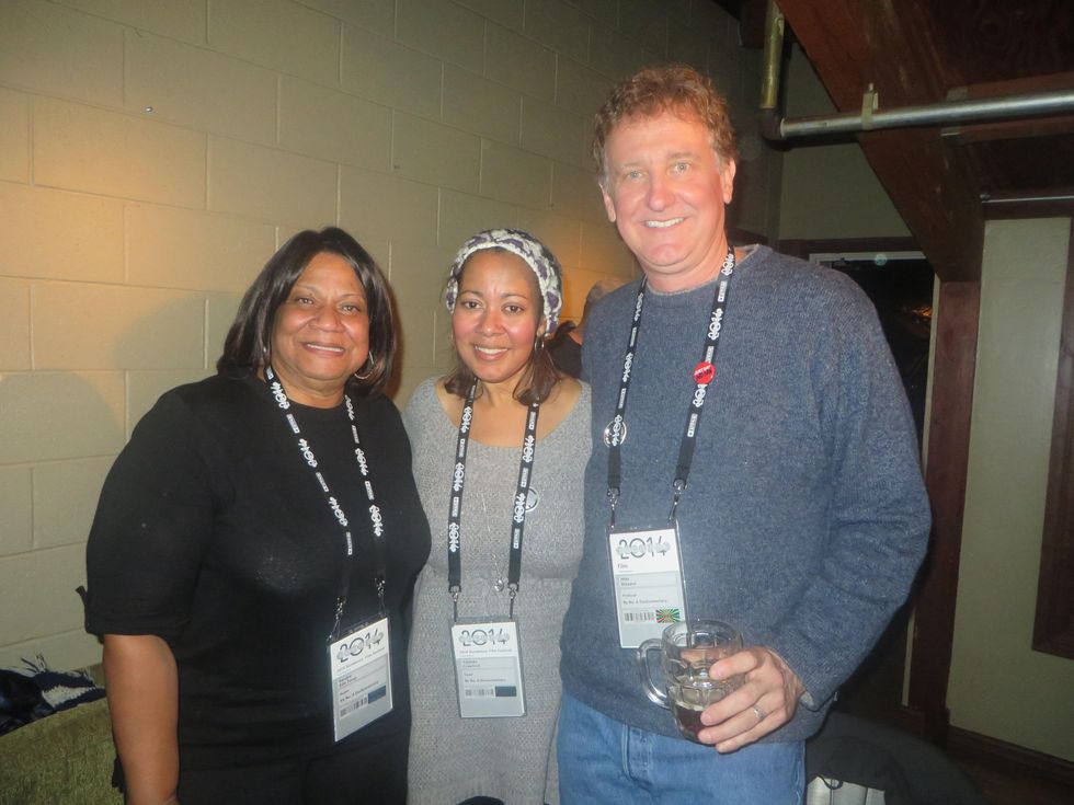 Sandra Ellis Toney, Yolanda Crawford, Mike Blizzard at the Austin Party at Sundance Film Festival January 2014
