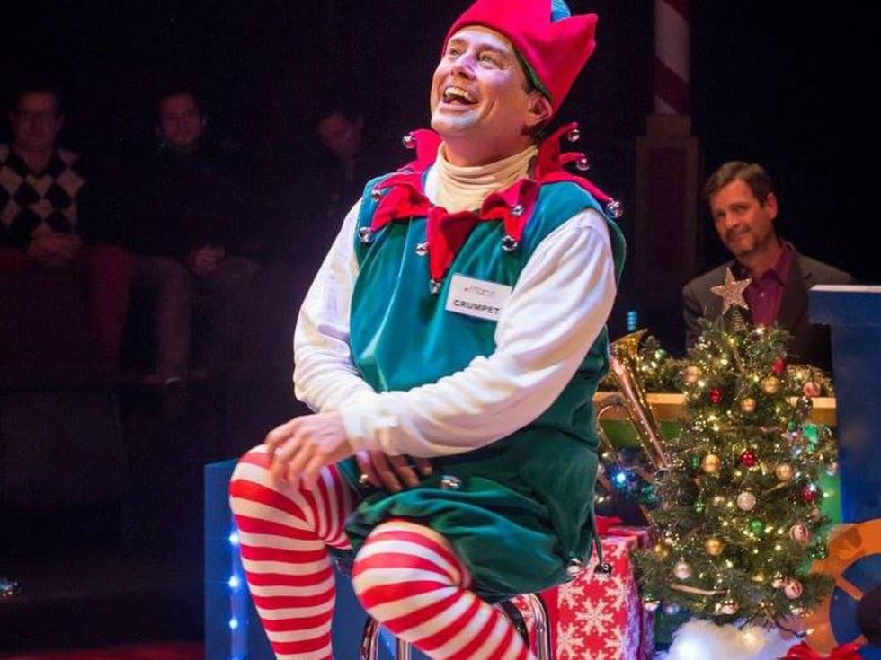 Santaland Diaries elf Crumpet at ZACH Theatre 2015