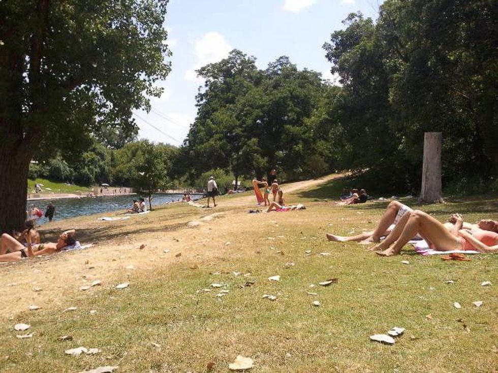 Sarah, Austin, June 2012, Barton Springs