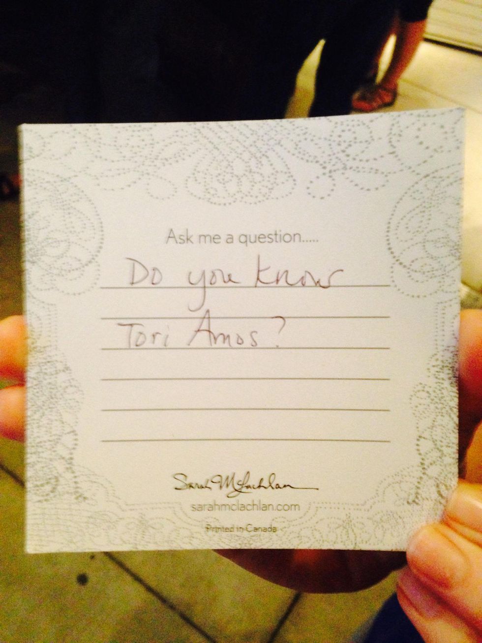 Sarah McLachlan Tori Amos