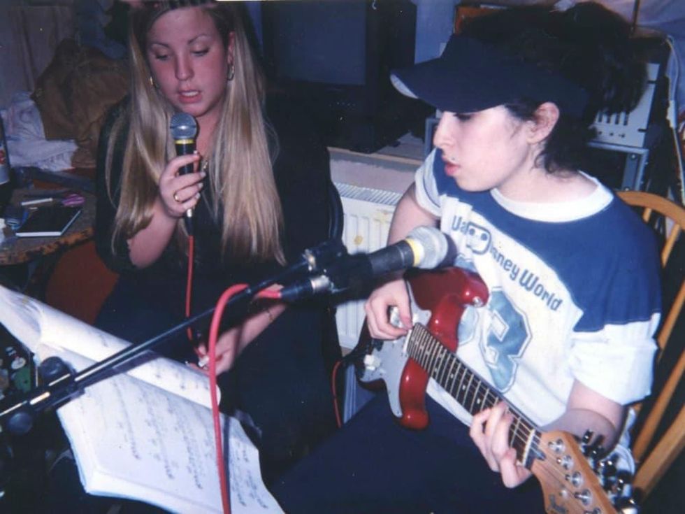 Scene from Amy Winehouse documentary, Amy