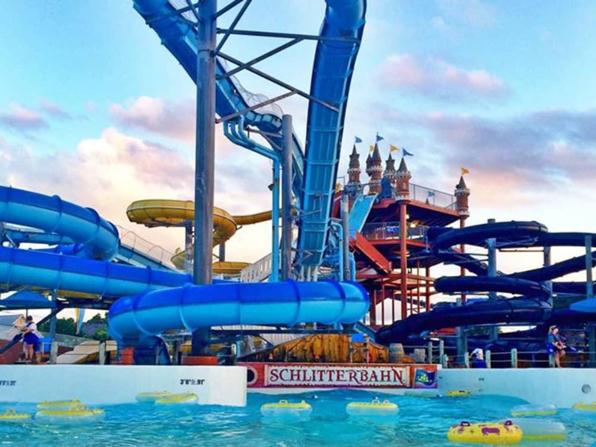 Schlitterbahn water park New Braunfels slide 2015