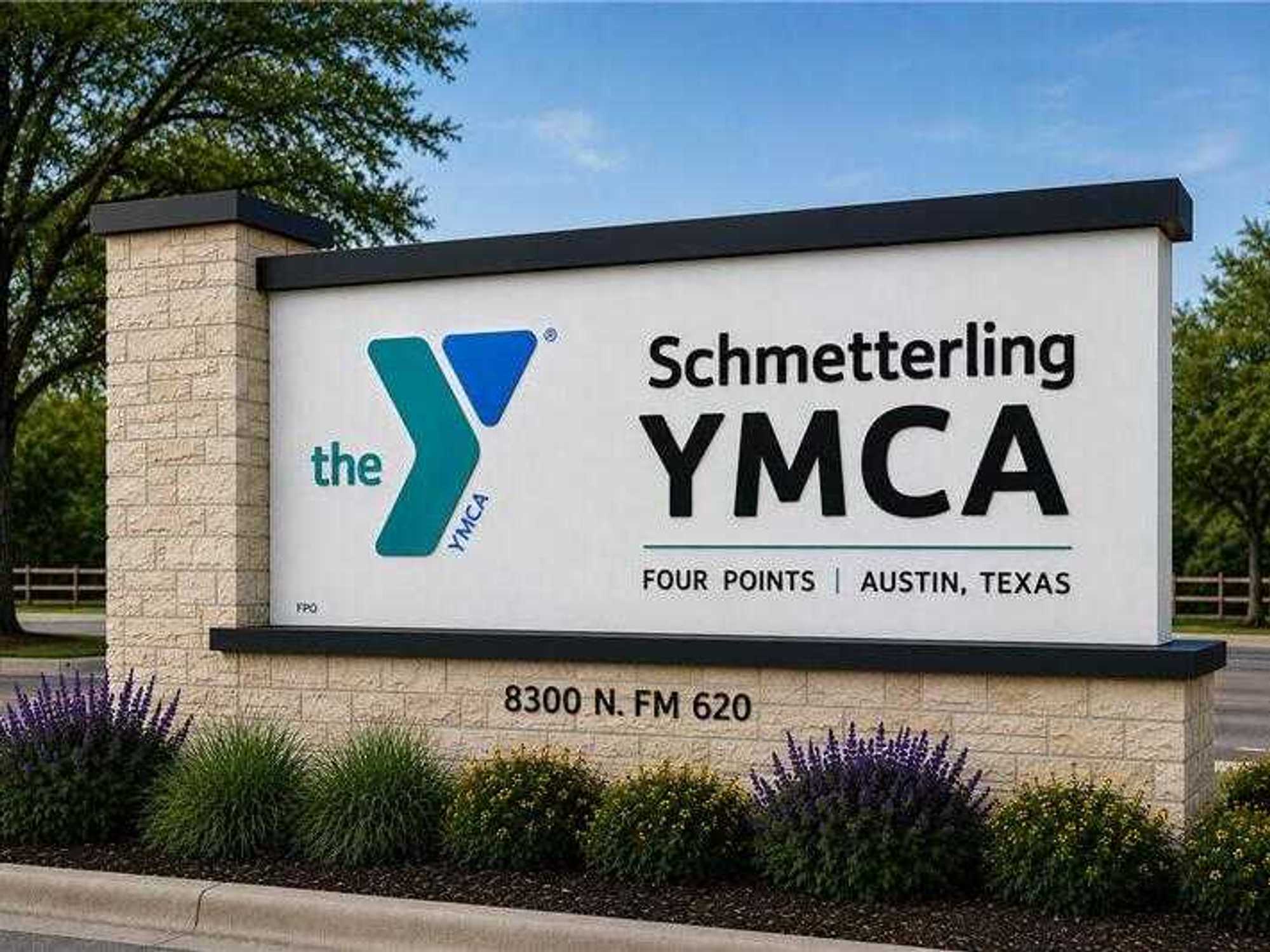 Schmetterling YMCA Four Points sign