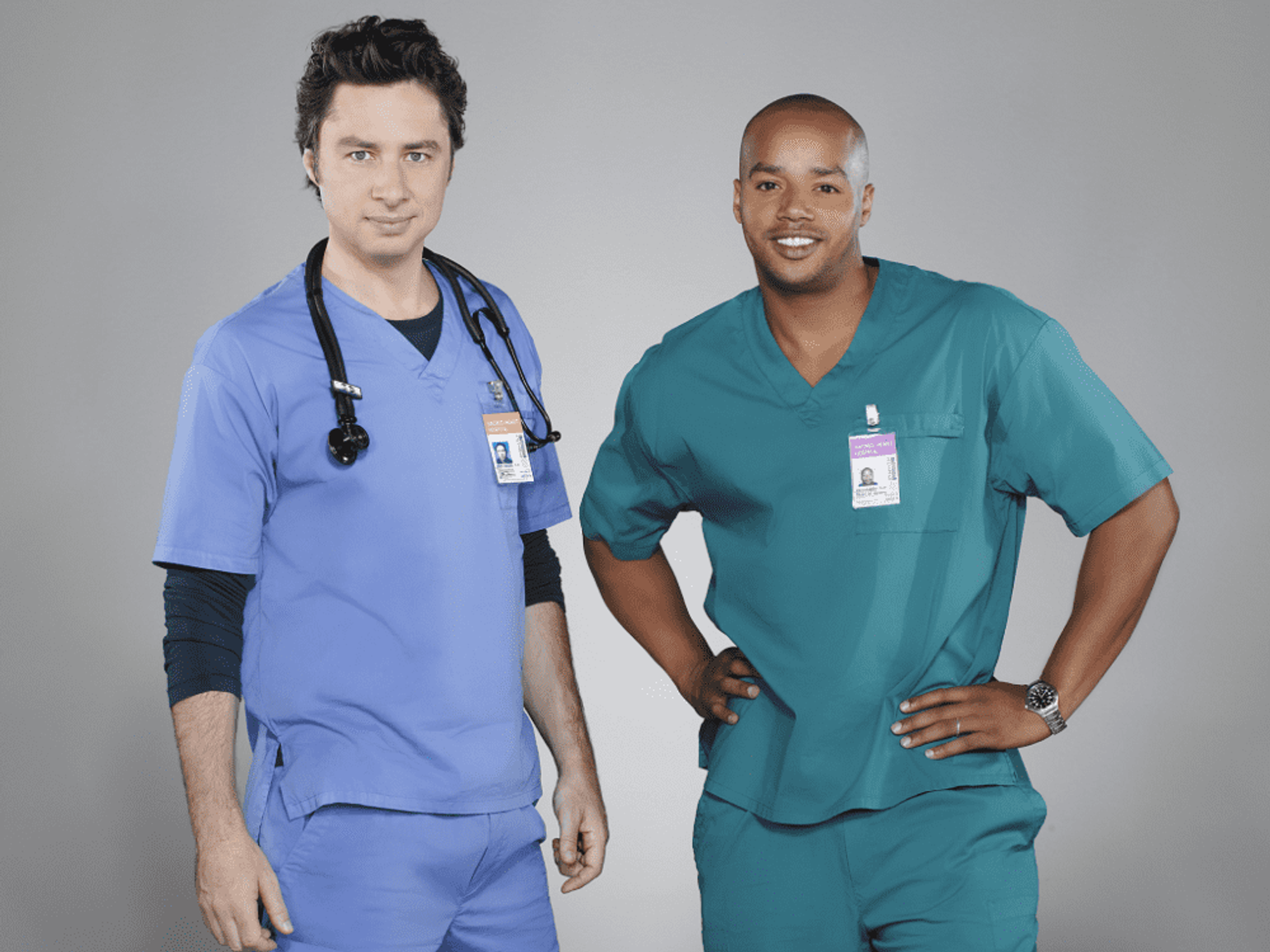 Scrubs zach braff donald faison