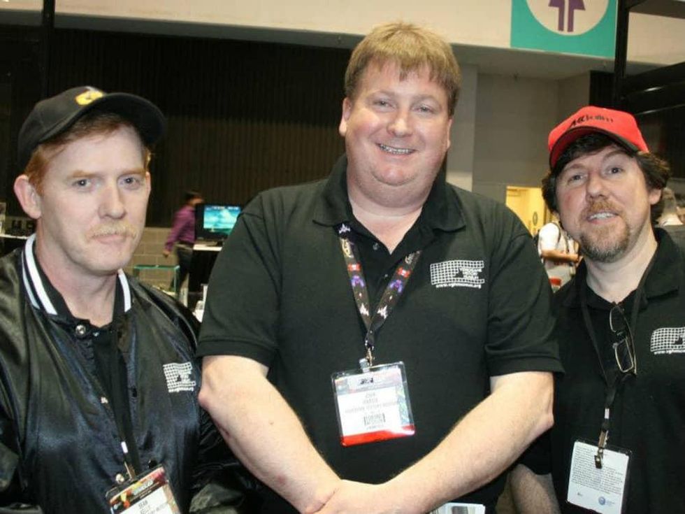 Sean Kelly, John Hardie, and Joe Santulli from the National Videogame Museum