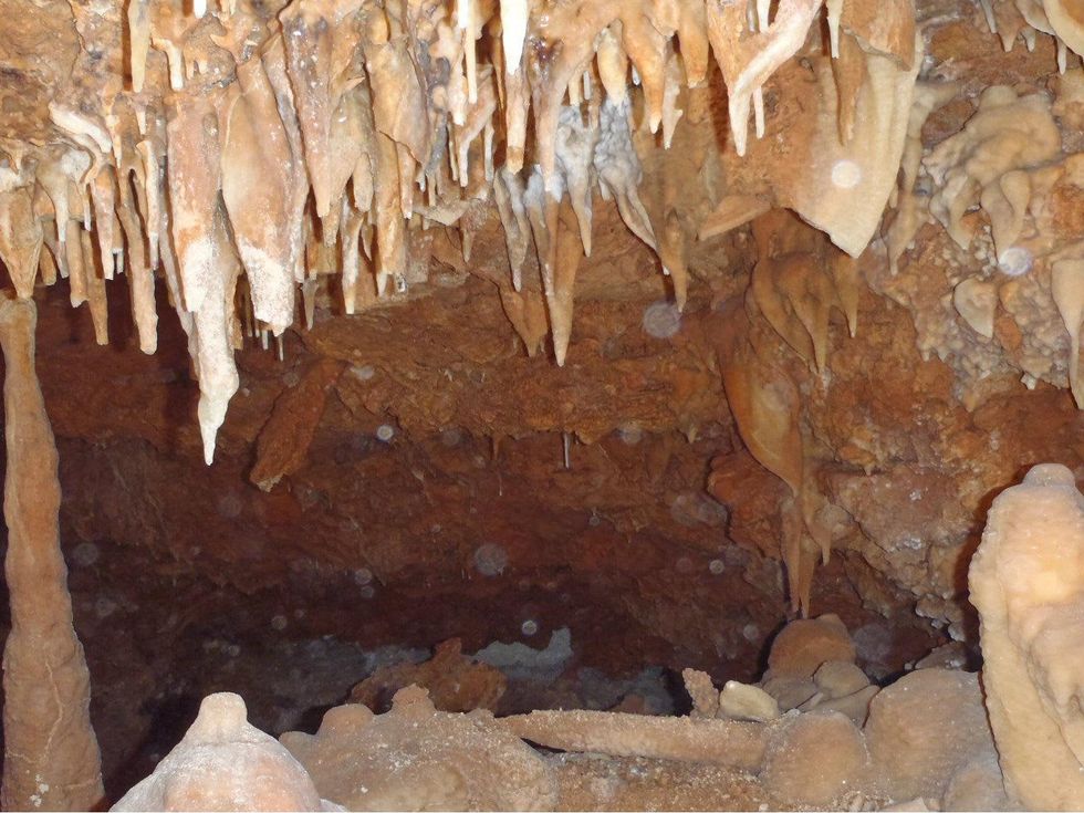 second interior shot of cave found near McNeil High School