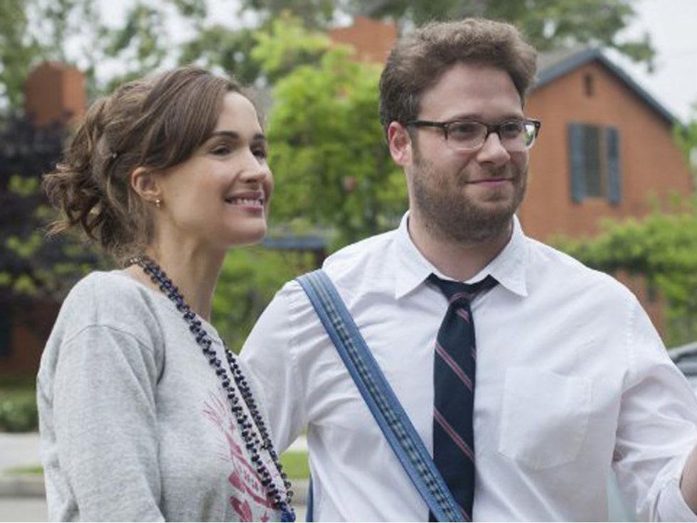Seth Rogen and Rose Byrne in Neighbors